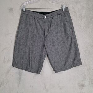 Hurley Mens Chino Shorts Sz 34 Gray